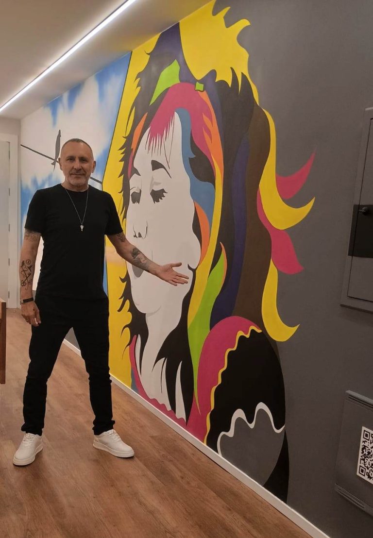 DeLone e a arte do mural da Solaciis