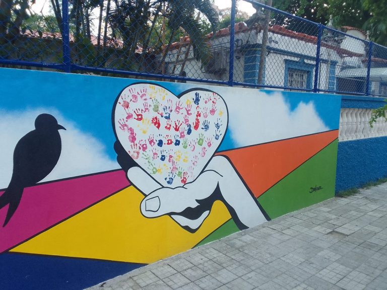 Mural da UME Leonor Mendes de Barros