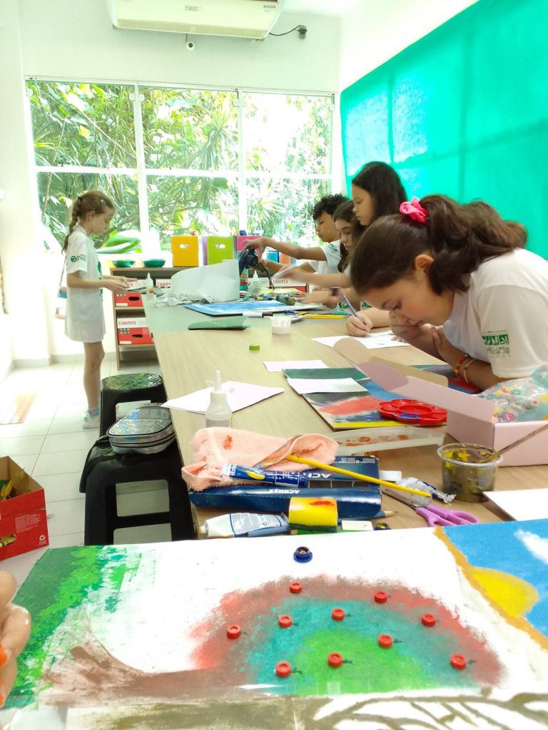 criações na aula