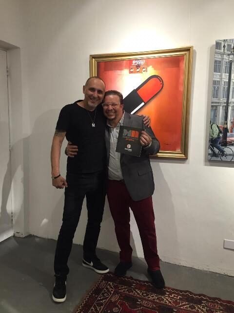 DeLone e o curador Marcelo Neves