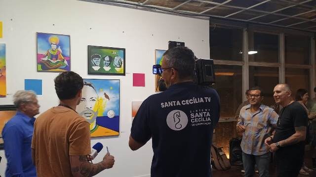 TV Santa Cecília gravando